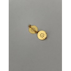 Основа під брошка Латунь Кругла