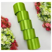 АТЛАСНА СТРІЧКА ДЛЯ РУКОДІЛЛЯ - 5 СМ X 23 М / Фісташковий