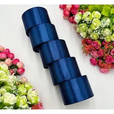 АТЛАСНА СТРІЧКА ДЛЯ РУКОДІЛЛЯ - 5 СМ X 23 М / Сапфіровий