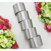 АТЛАСНА СТРІЧКА ДЛЯ РУКОДІЛЛЯ - 5 СМ X 23 М Сірий