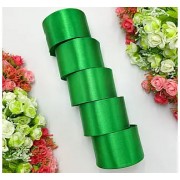 АТЛАСНА СТРІЧКА ДЛЯ РУКОДІЛЛЯ - 5 СМ X 23 М Зелений